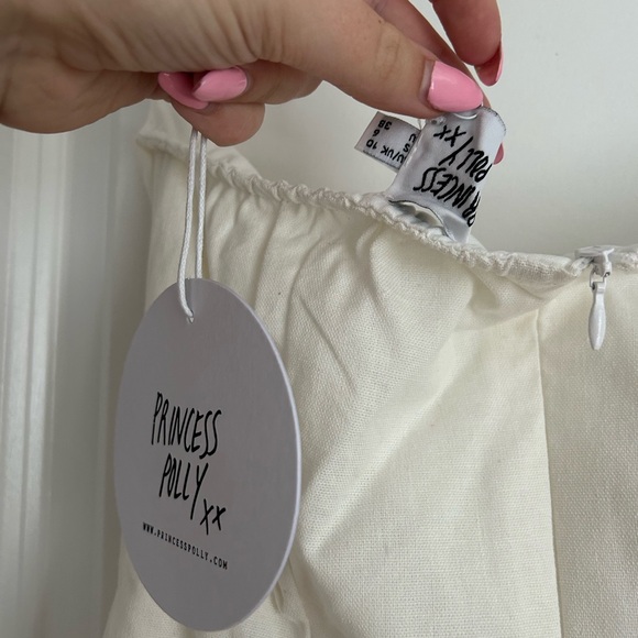 PRINCESS POLLY White Strapless Dress - Picture 2 of 2